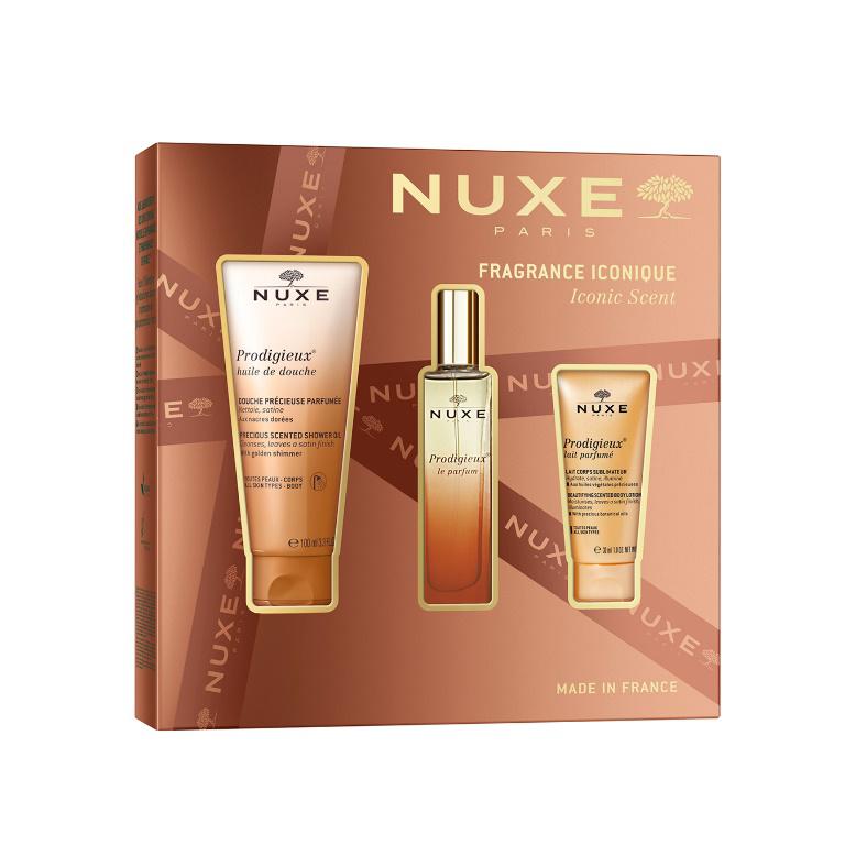 Zestaw Perfumy Prodigieux®, 138 zł Zawiera: Perfumy Prodigieux® 30 ml, Prodigieux® Olejek pod prysznic 100 ml, Prodigieux® Perfumowane mleczko do ciała 30 ml