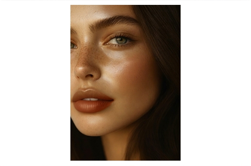 Jesienny Cinnamon Makeup od Eisenberg